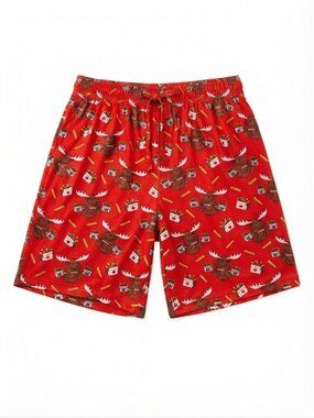 Locals Only - "Poutine Power" Canadian Lounge Shorts Sleepwear - Medium